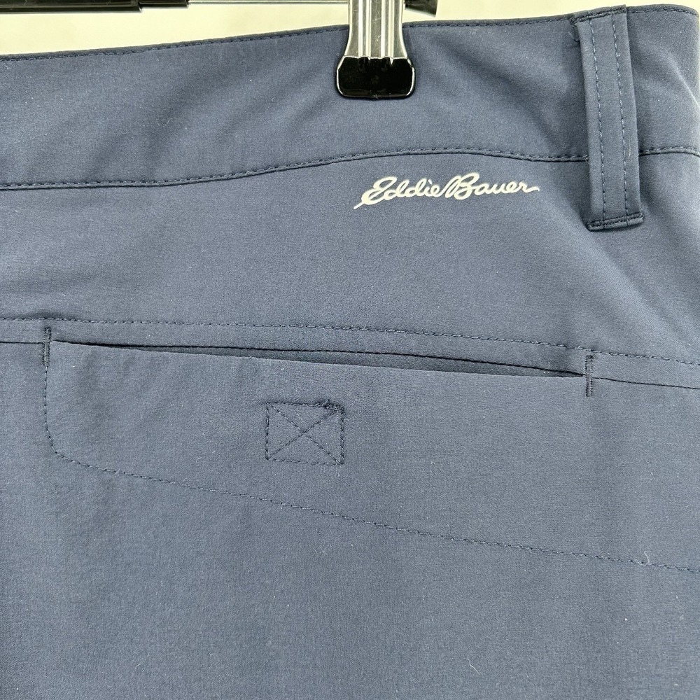 Eddie Bauer Adventurer Skort Womens 14 Navy Blue Hiking Performance Gorpcore - Picture 10 of 12